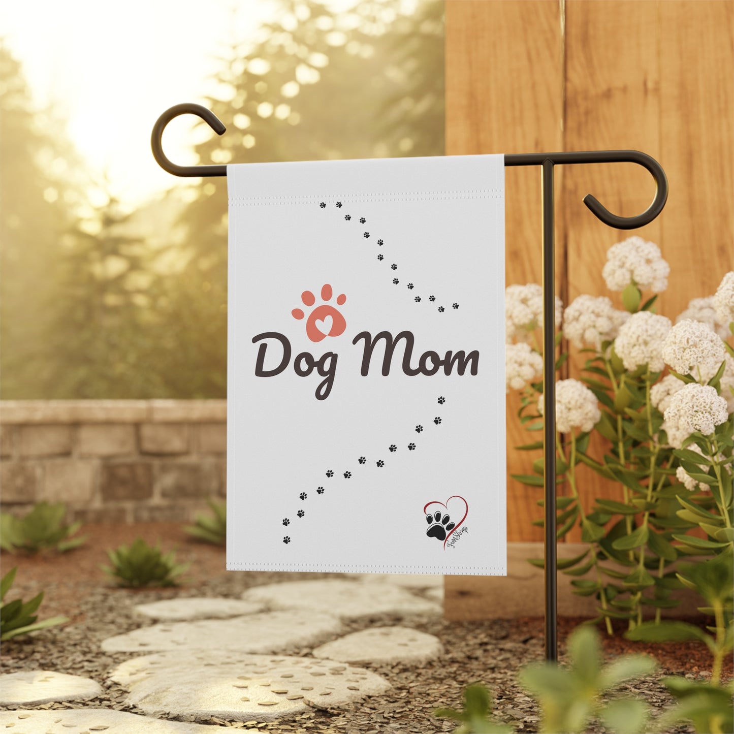 Dog Mom Garden & House Flag