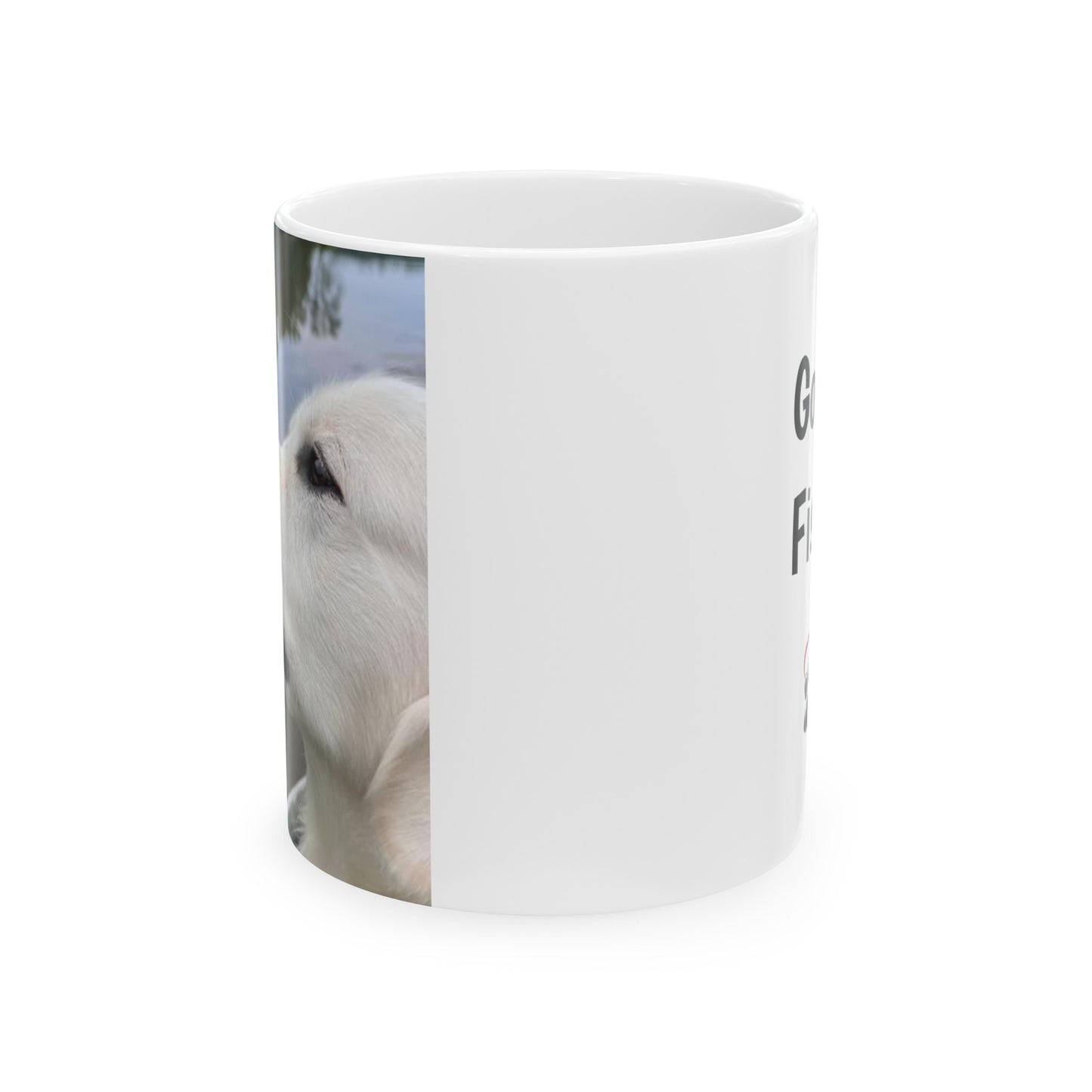 Dog Gone Fishin' Ceramic Mug, (11oz, 15oz)