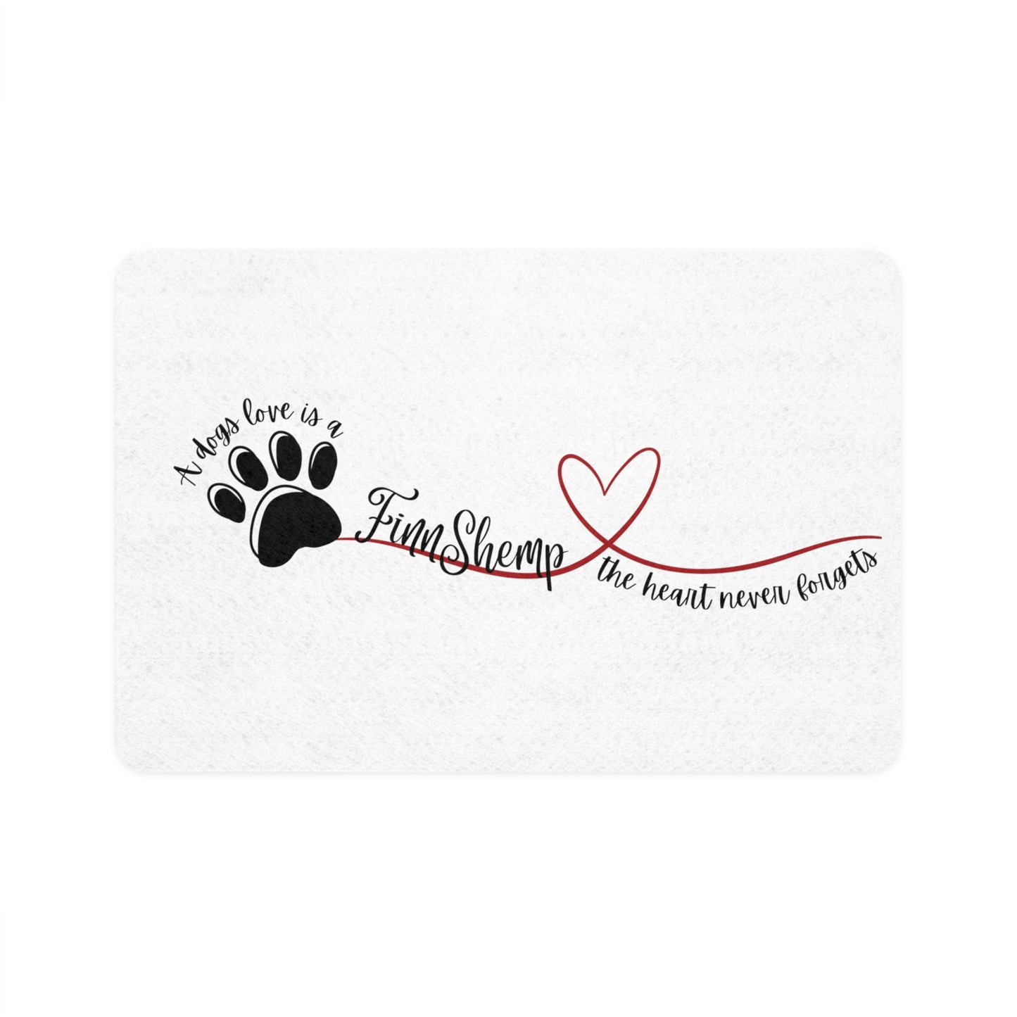 Pet Food Mat (12x18)