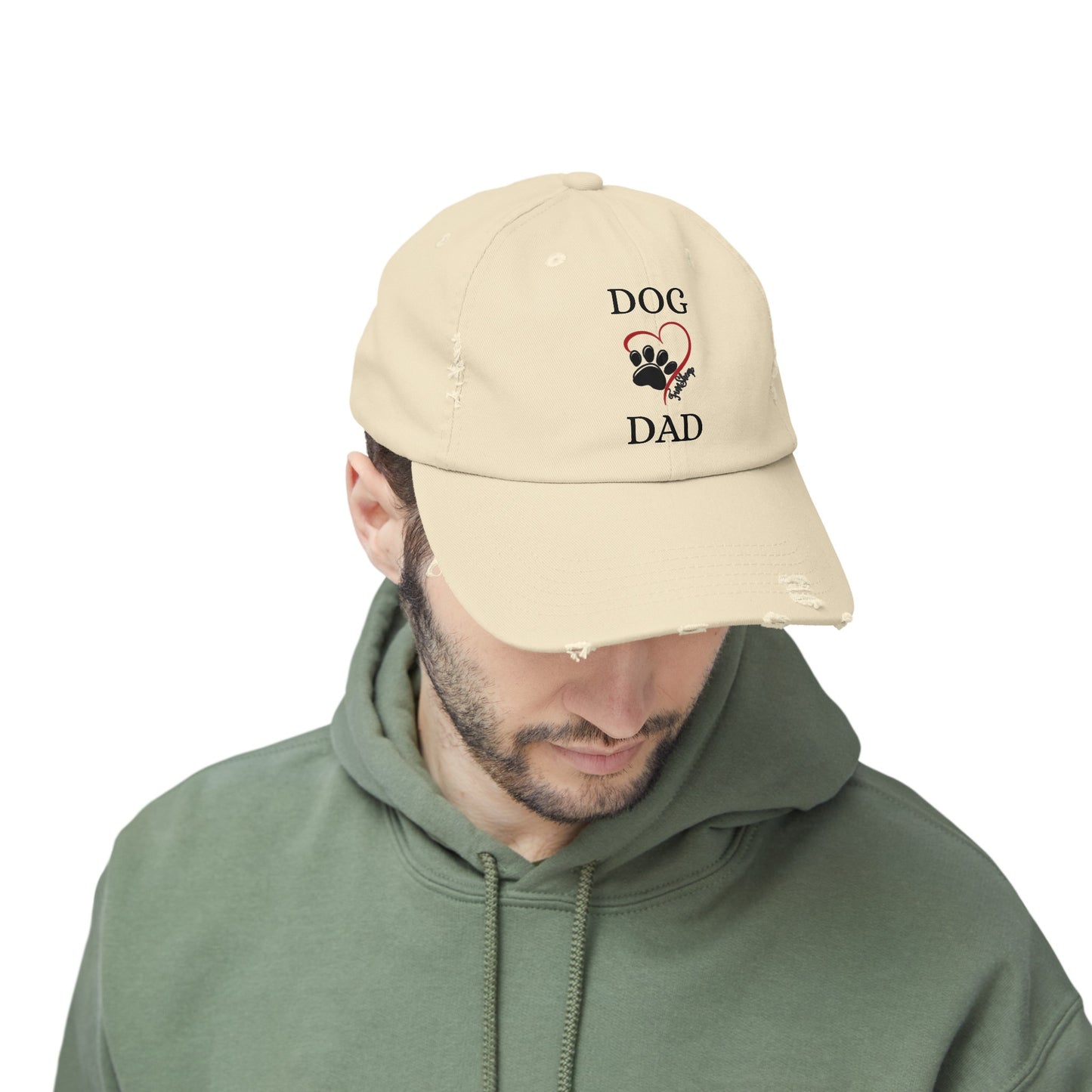 FinnShemp Dog Dad Unisex Distressed Cap