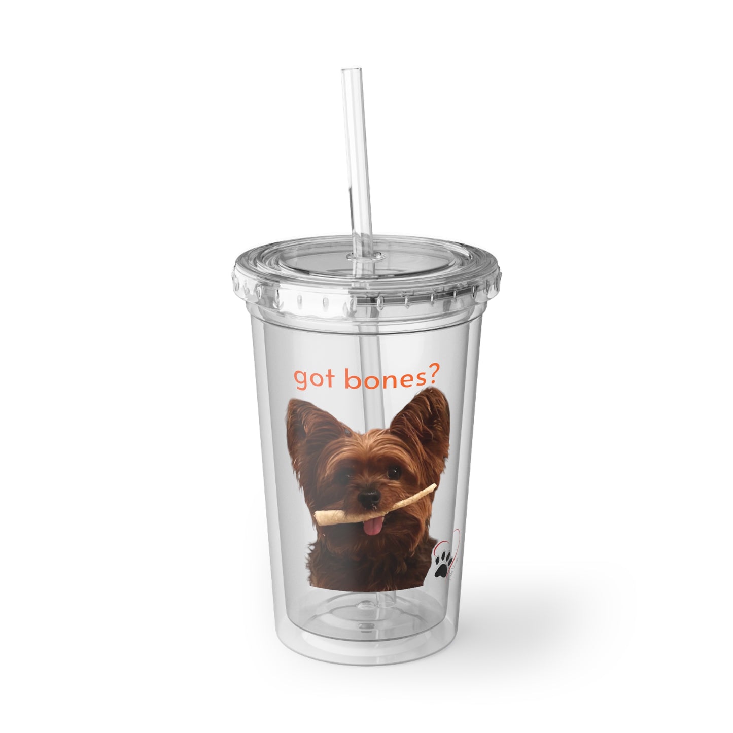 Yorkie "Got Milk" Suave Acrylic Cup