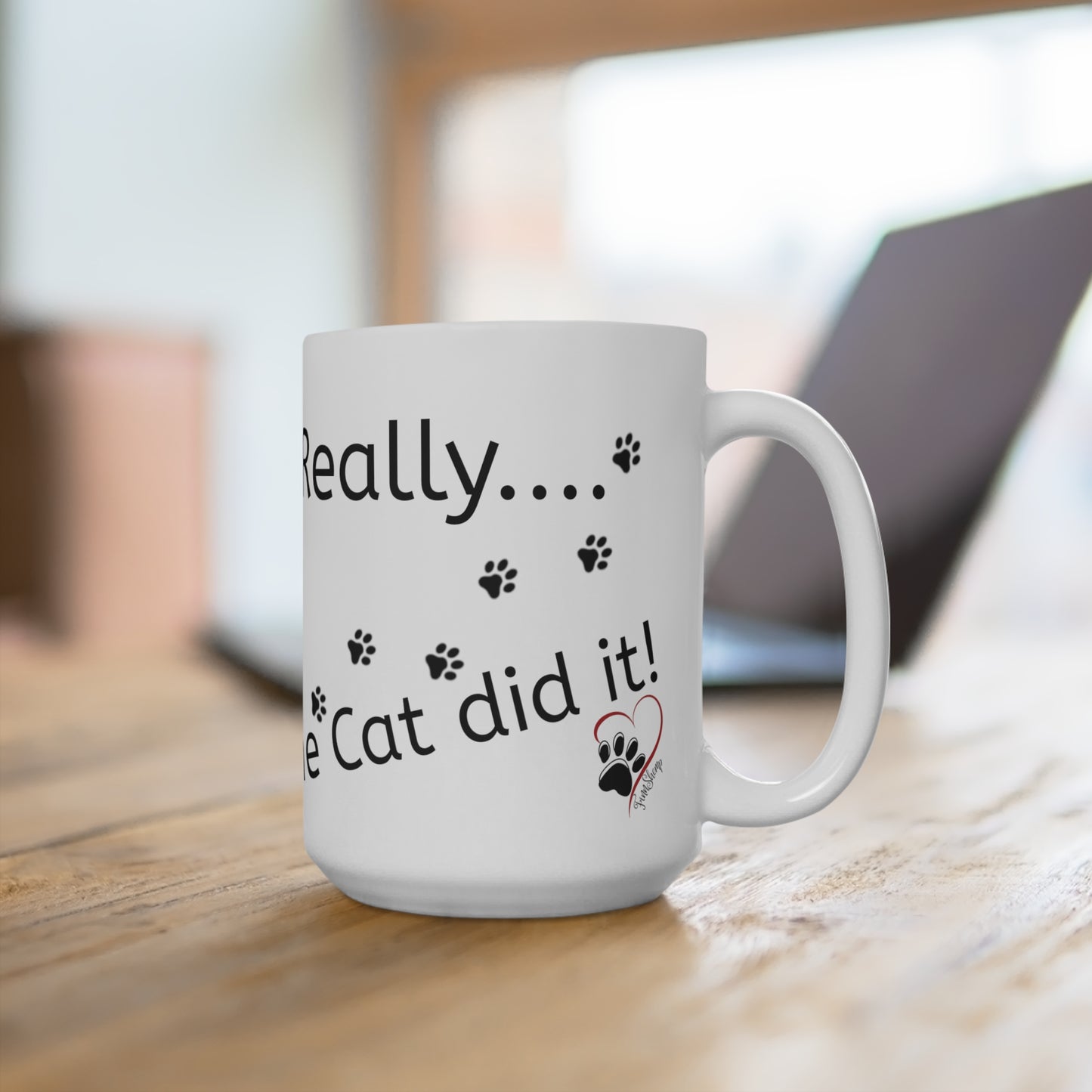 "The Allie Cat" Dog Mug 15oz