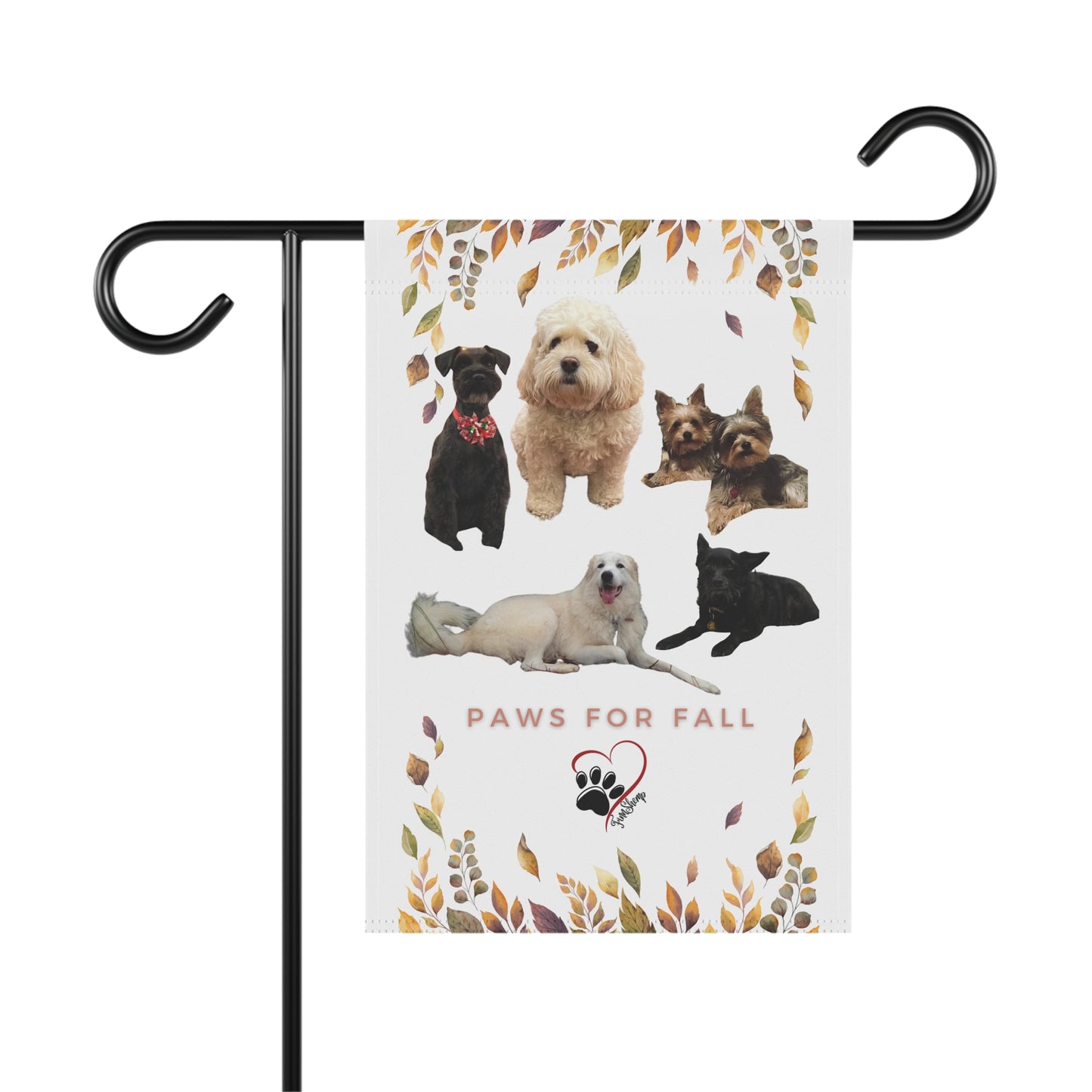 Paws For Fall Garden & House Banner