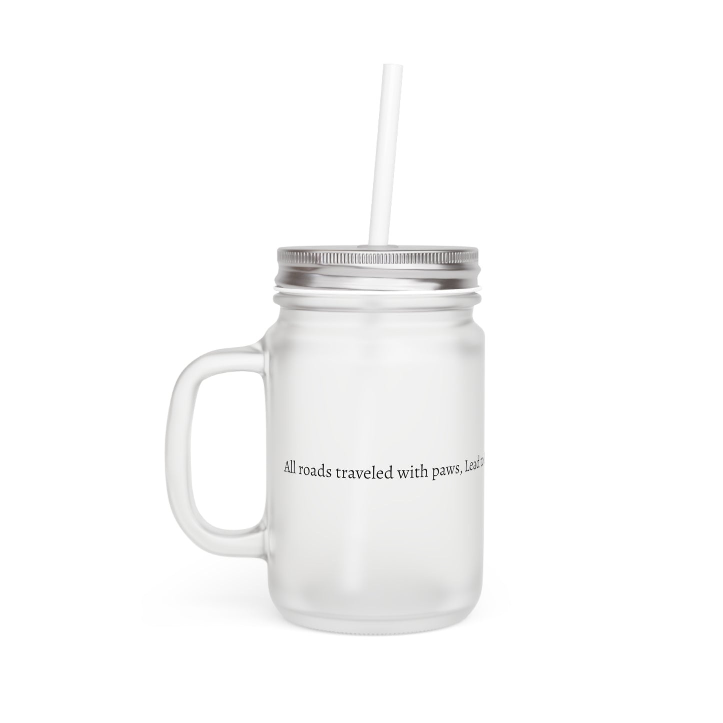 Fall Roads Mason Jar