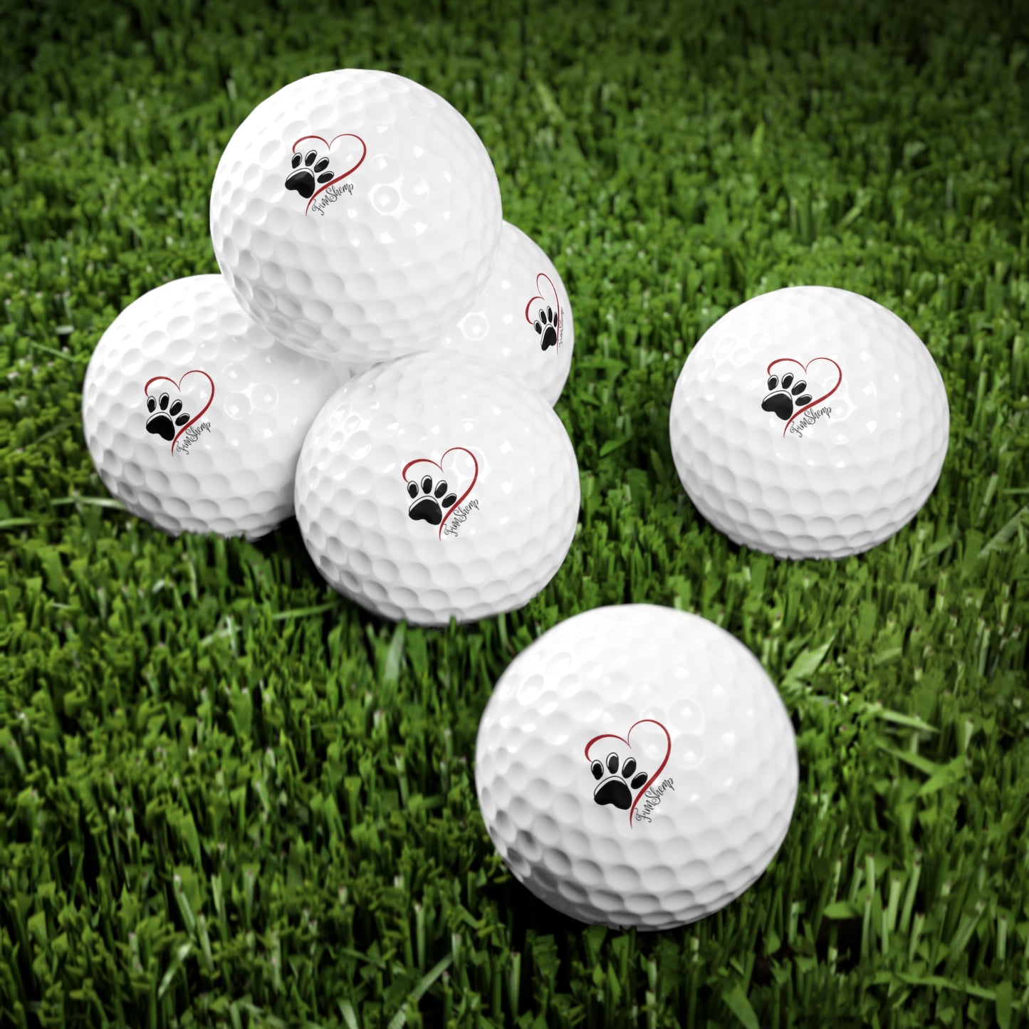 FinnShemp Golf Balls, 6pcs